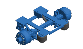 Air suspended axlef